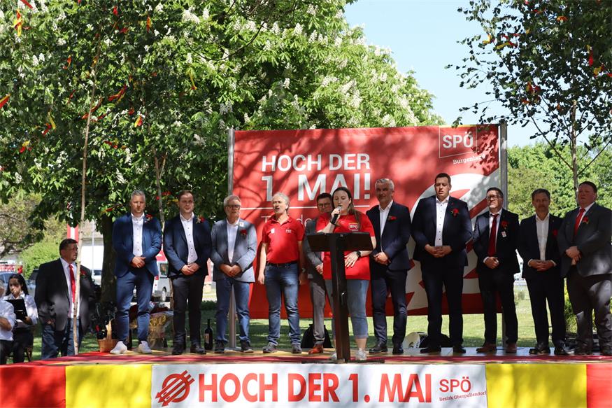 „Zusammenhalt und Miteinander“: SPÖ-Bezirksmaifeier in Lutzmannsburg