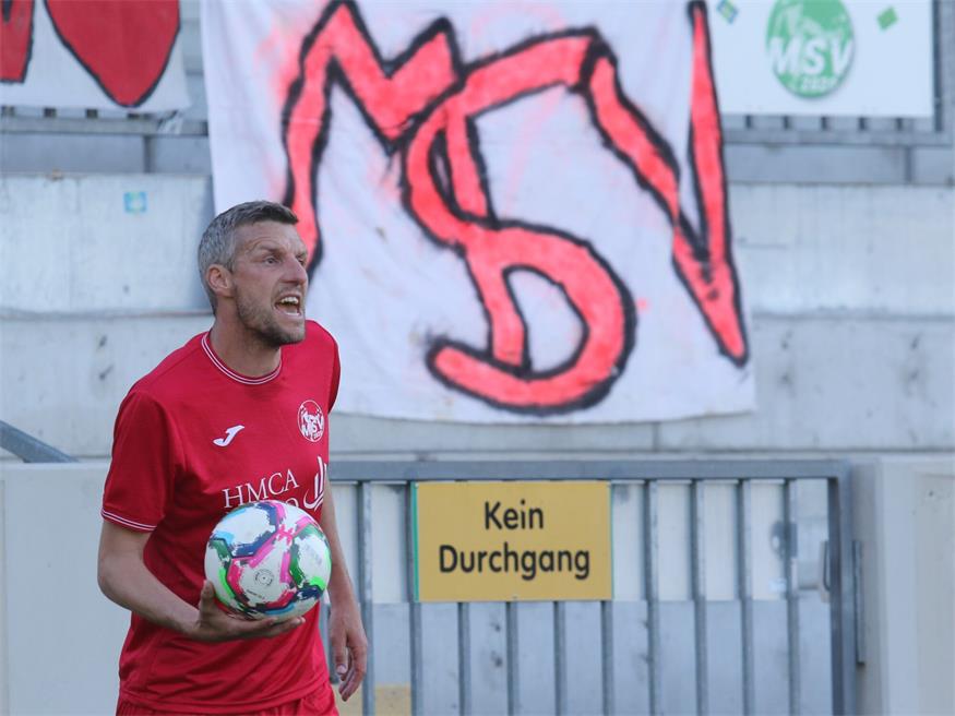 Niklas Lang sorgte mit Doppelpack für MSV-Sieg gegen den SK Pama