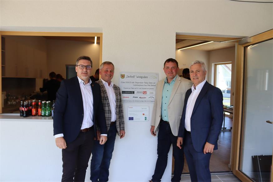 Treffpunkt für das Dorf in Weingraben eröffnet