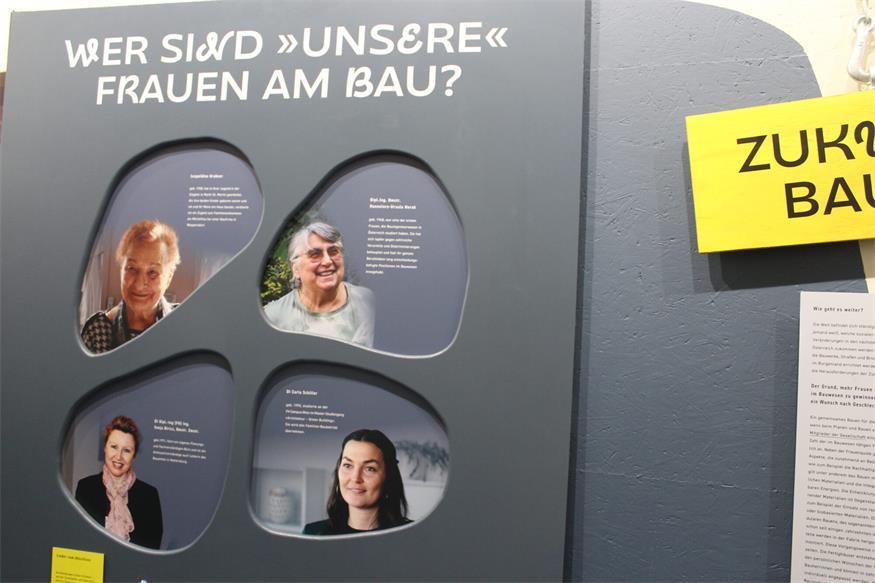 Ausstellung „Frauen am Bau“: Eine Hommage an Baukultur und Pionierinne