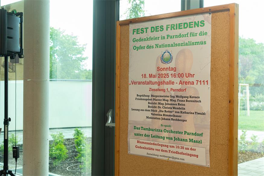 Parndorf gedenkt: Friedensfest erinnert an Opfer des NS-Regimes