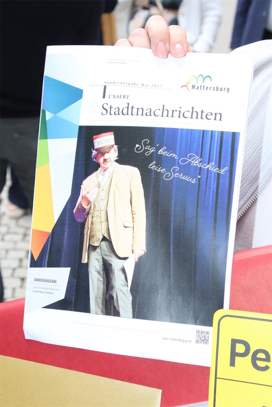 Amtsleiter Aufner mit Überraschungsfeier in die Pension verabschiedet