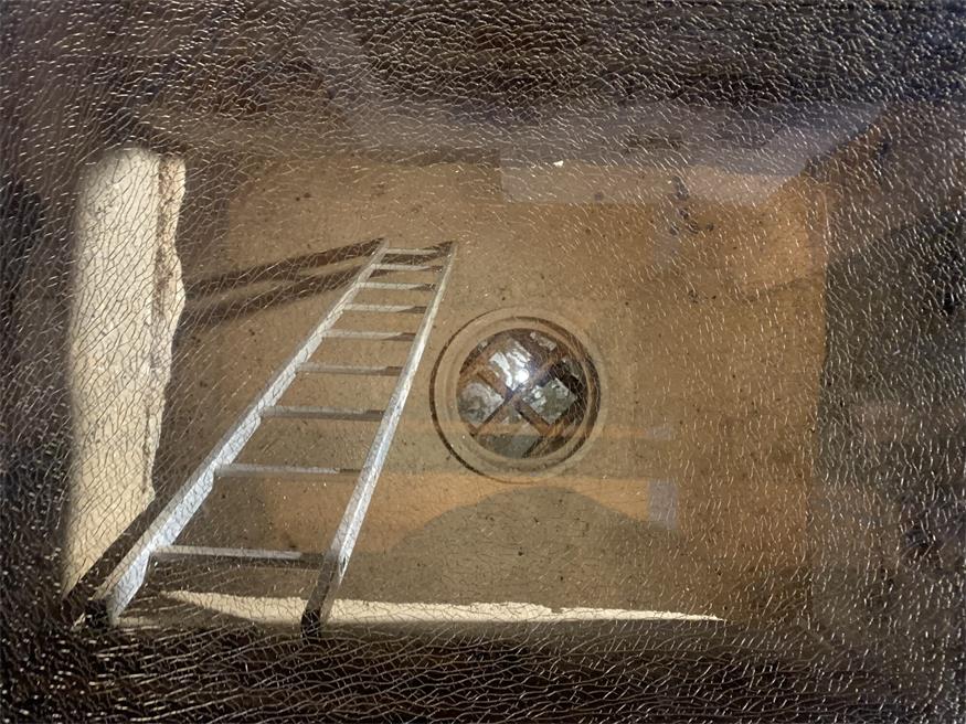 Kunst im ehemaligen Förderturm im Ritzinger Helenenschacht