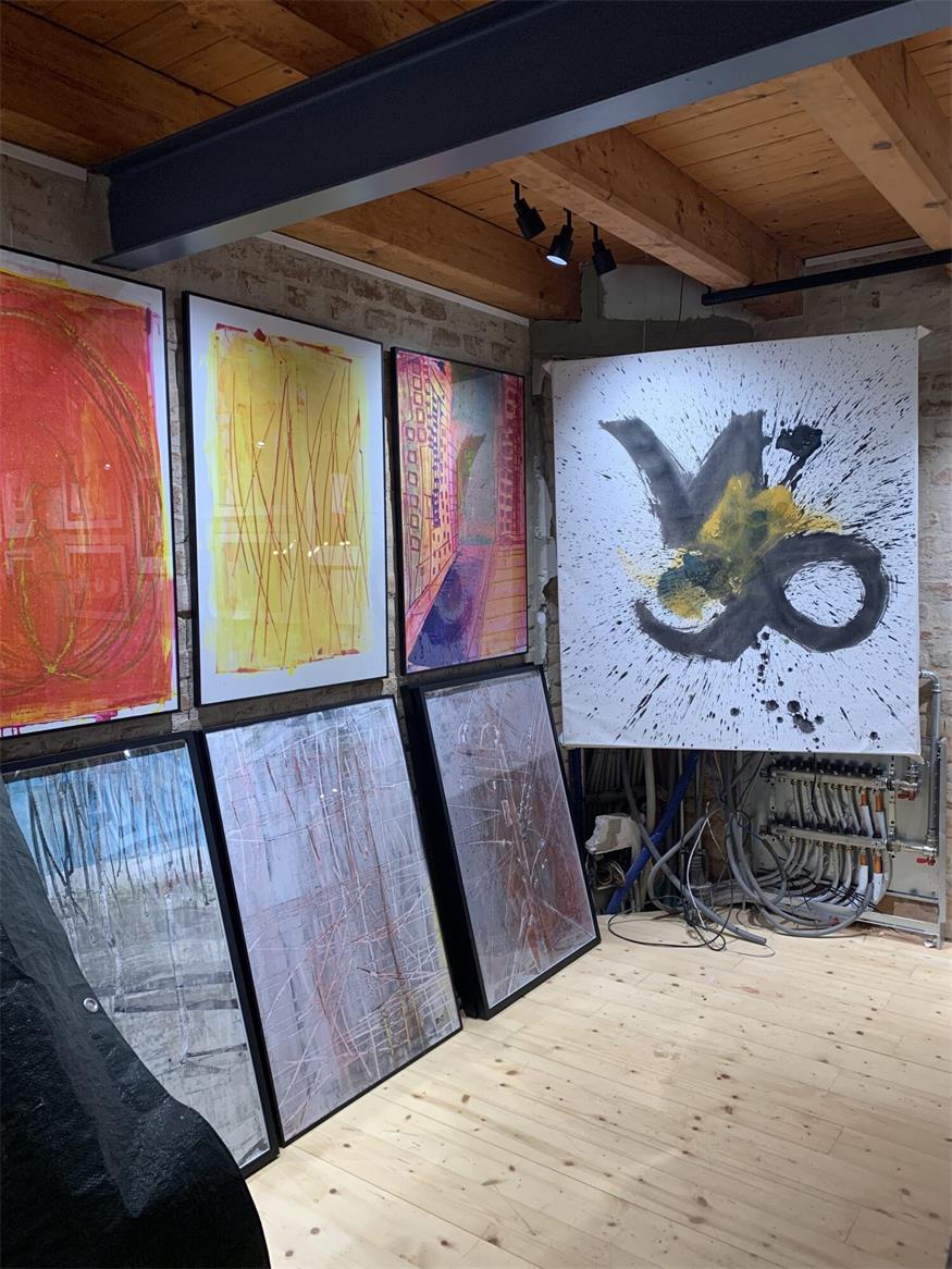 Kunst im ehemaligen Förderturm im Ritzinger Helenenschacht