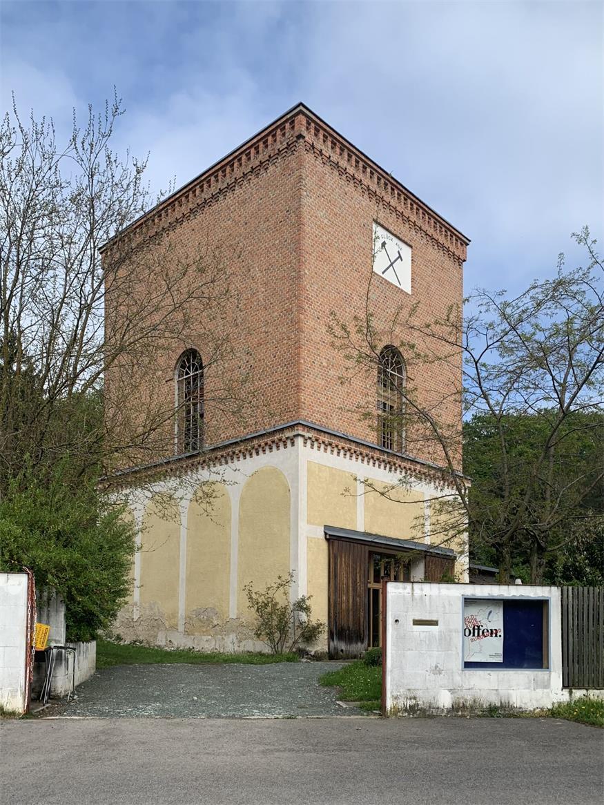 Kunst im ehemaligen Förderturm im Ritzinger Helenenschacht