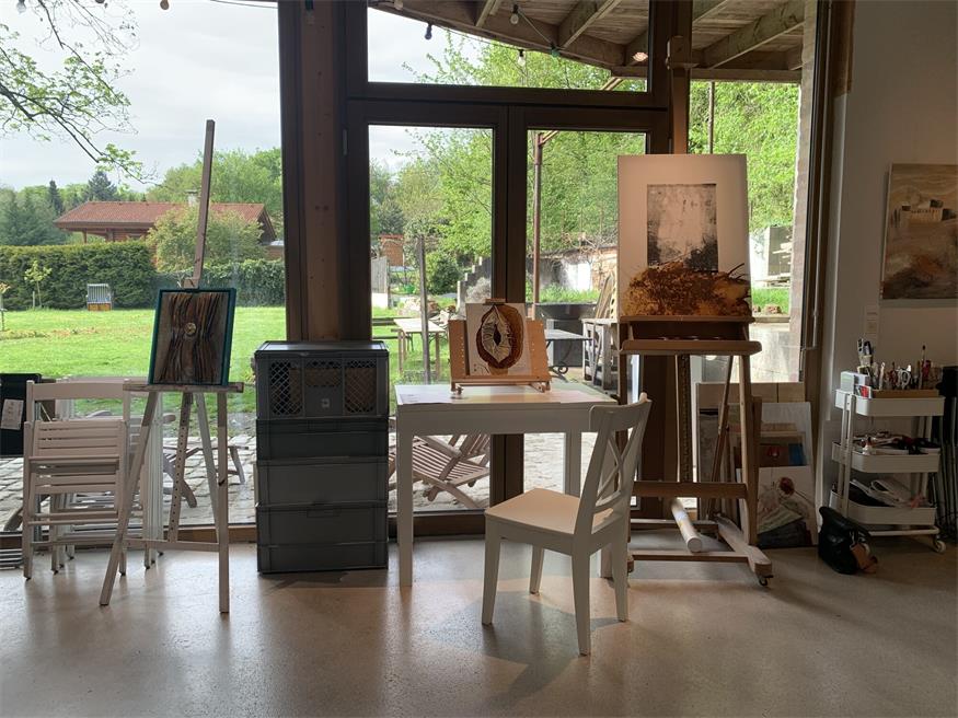 Kunst im ehemaligen Förderturm im Ritzinger Helenenschacht