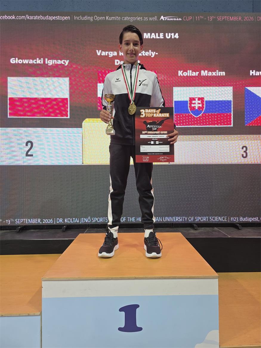 Dreimal Gold für Eisenstadts Karate-Nachwuchs