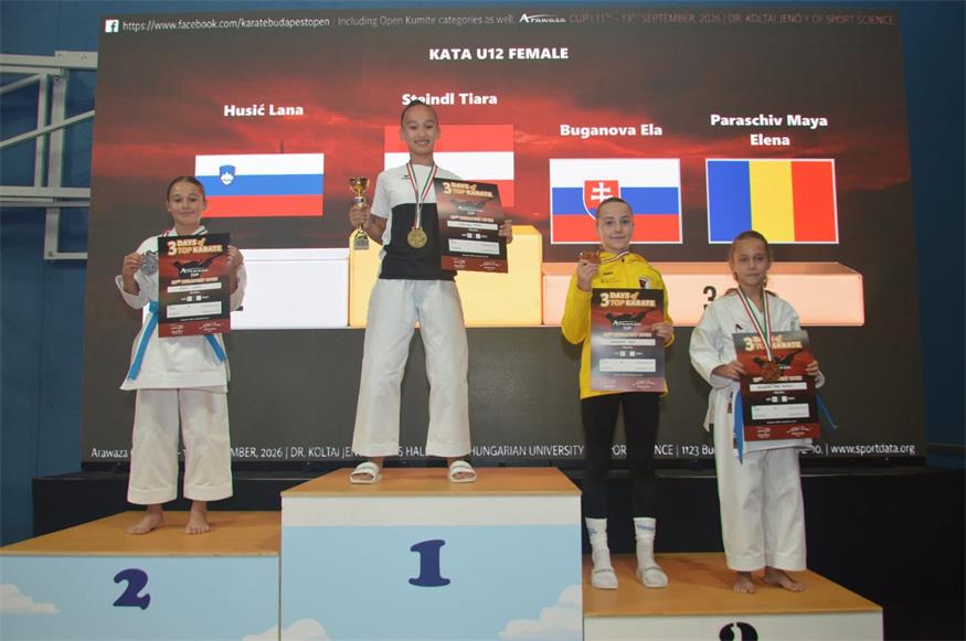 Dreimal Gold für Eisenstadts Karate-Nachwuchs