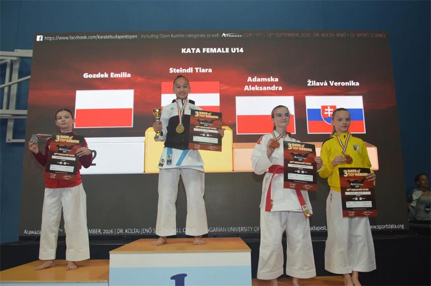 Dreimal Gold für Eisenstadts Karate-Nachwuchs