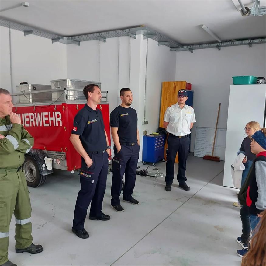 Volksschule bei FF Draßburg zu Besuch