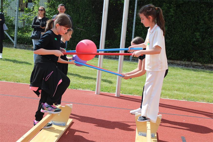 Sportliches Fest in der Oberpullendorfer Volksschule