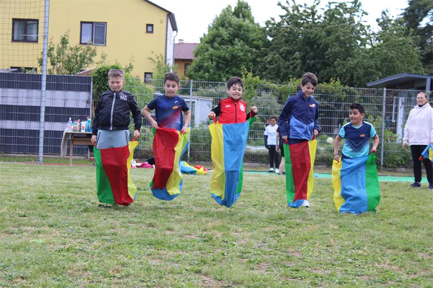 Sportliches Fest in der Oberpullendorfer Volksschule