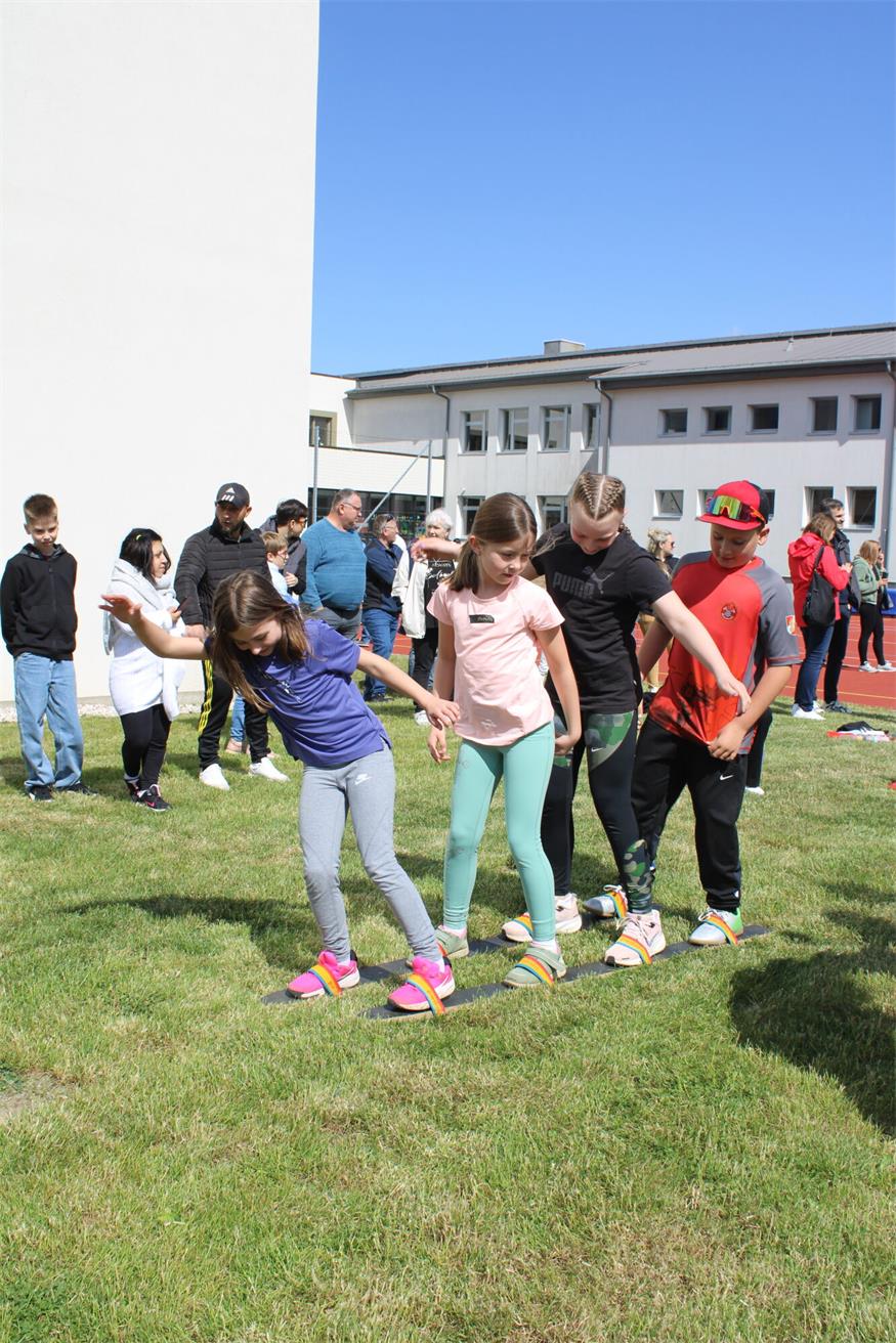 Sportliches Fest in der Oberpullendorfer Volksschule