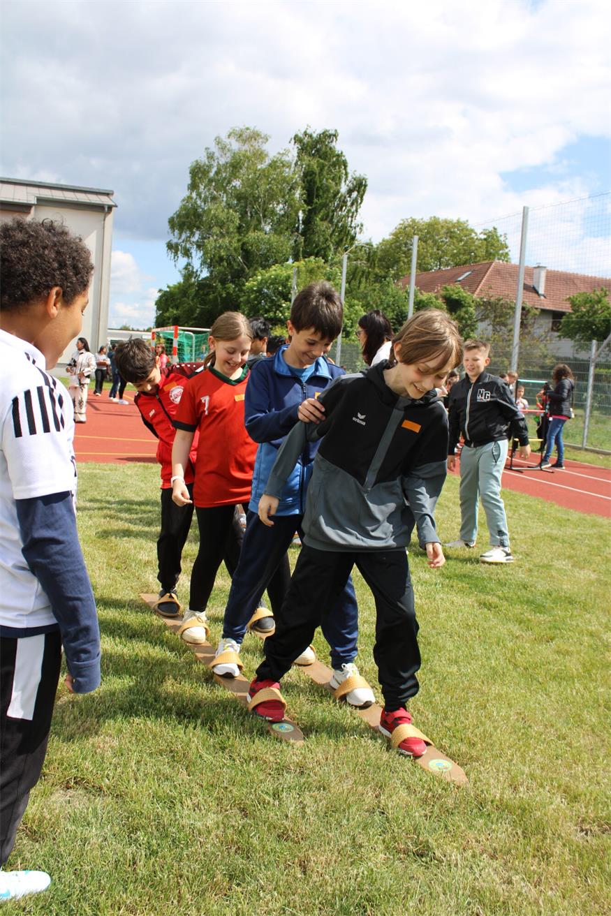 Sportliches Fest in der Oberpullendorfer Volksschule