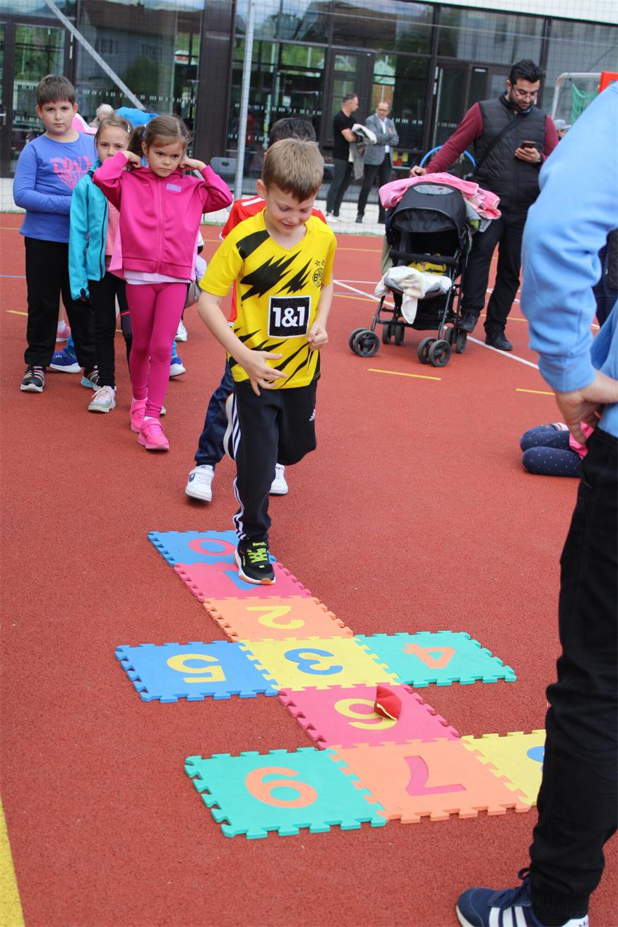 Sportliches Fest in der Oberpullendorfer Volksschule