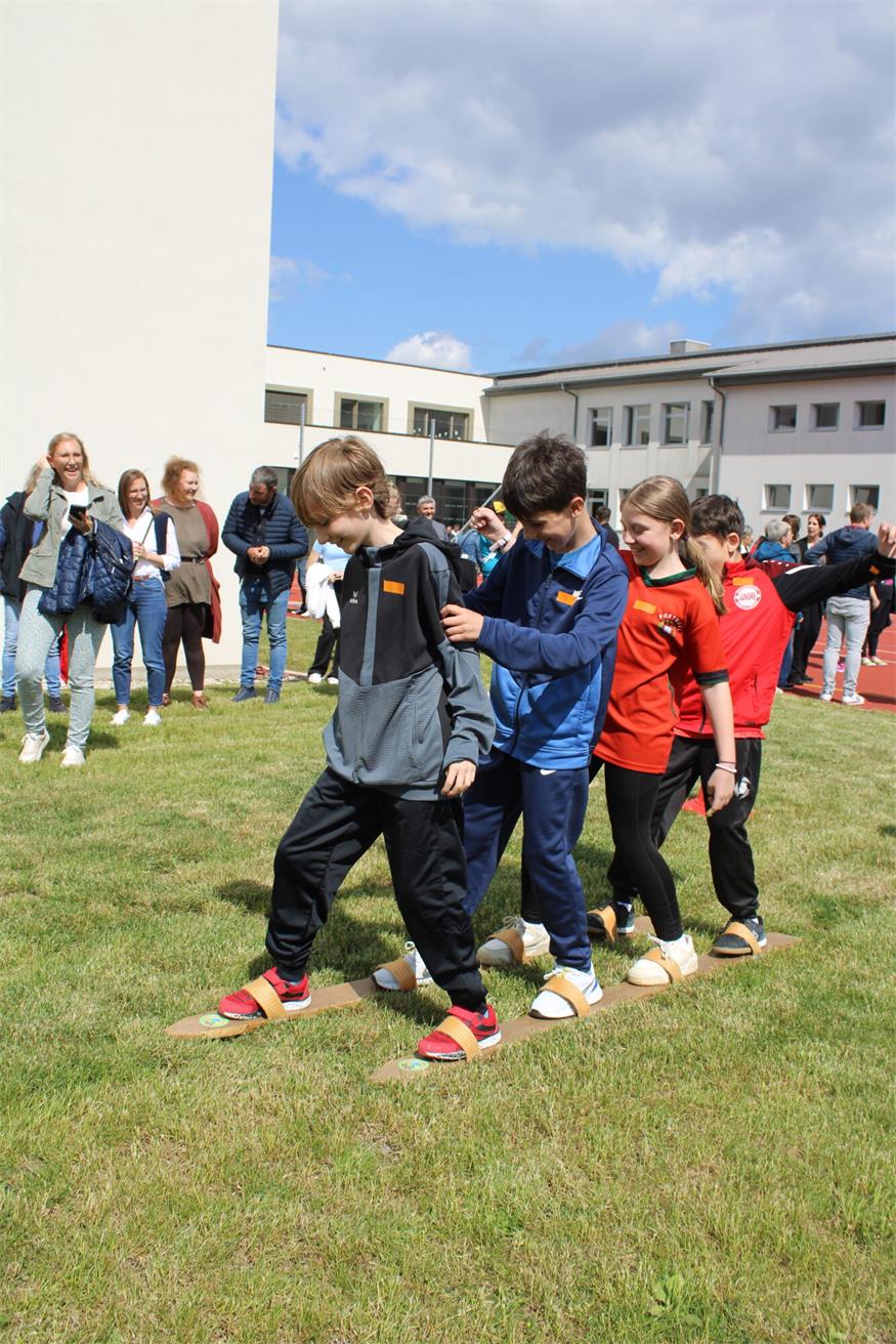 Sportliches Fest in der Oberpullendorfer Volksschule