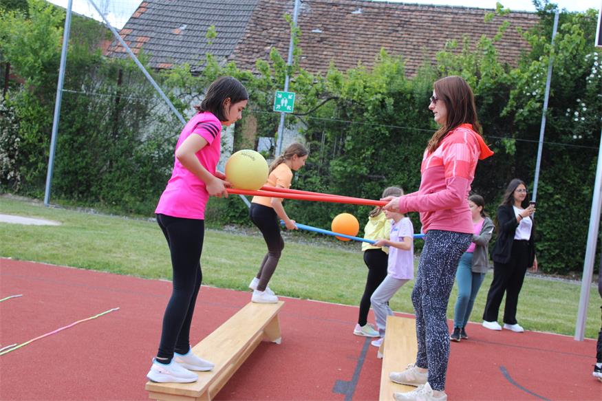 Sportliches Fest in der Oberpullendorfer Volksschule
