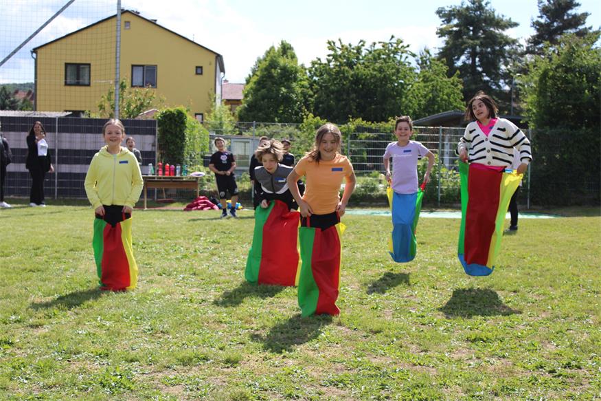 Sportliches Fest in der Oberpullendorfer Volksschule