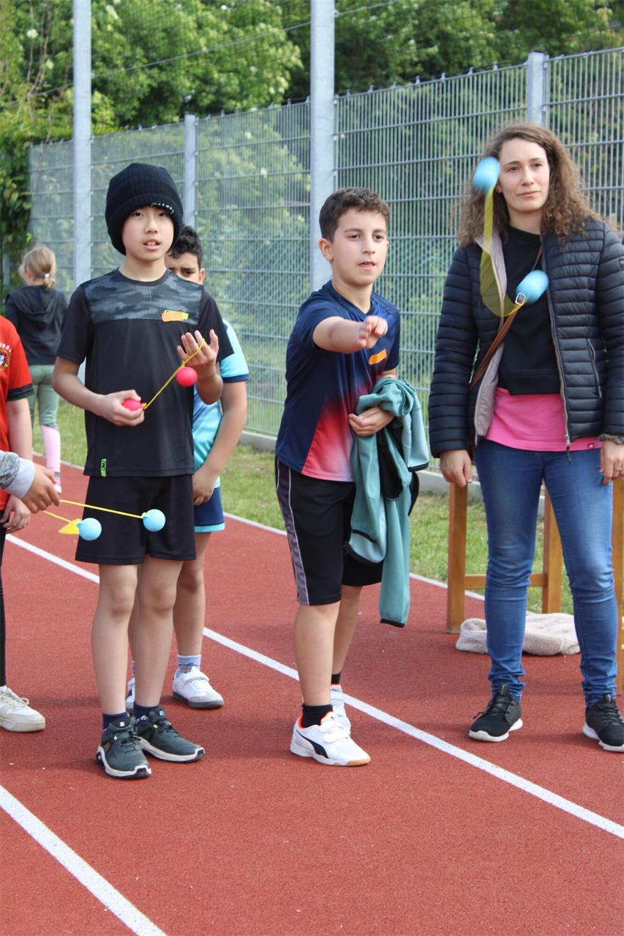 Sportliches Fest in der Oberpullendorfer Volksschule
