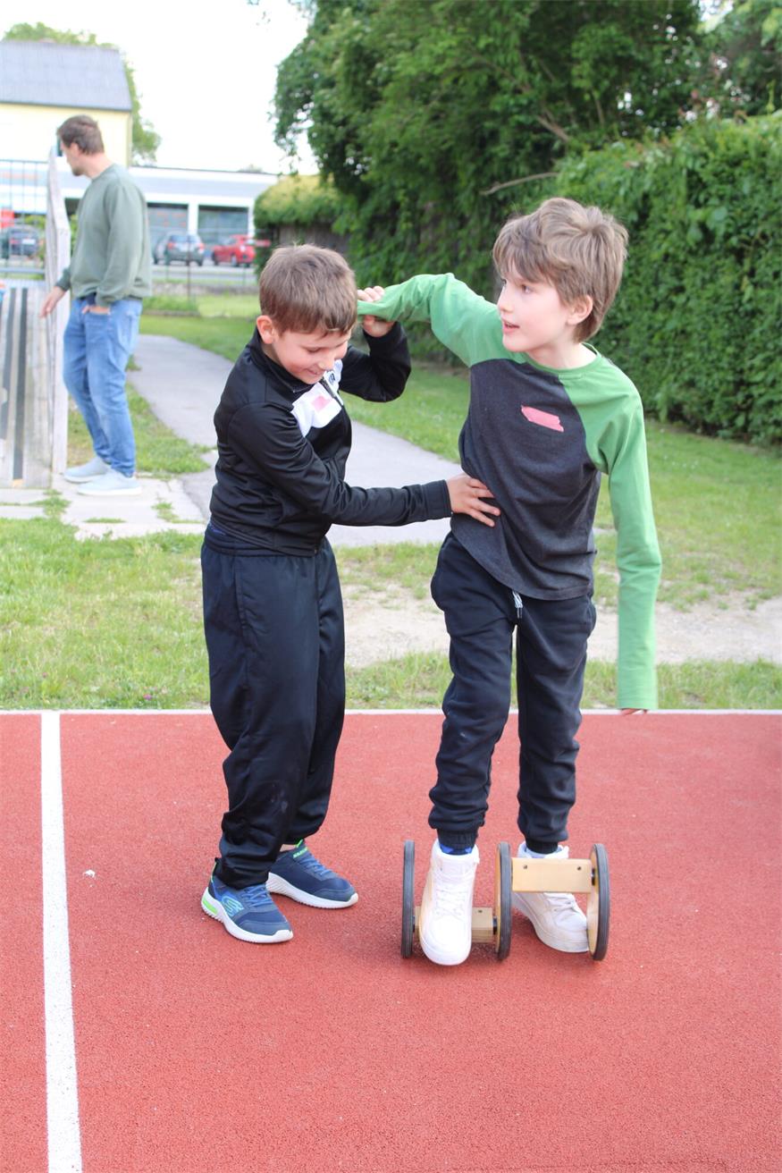 Sportliches Fest in der Oberpullendorfer Volksschule