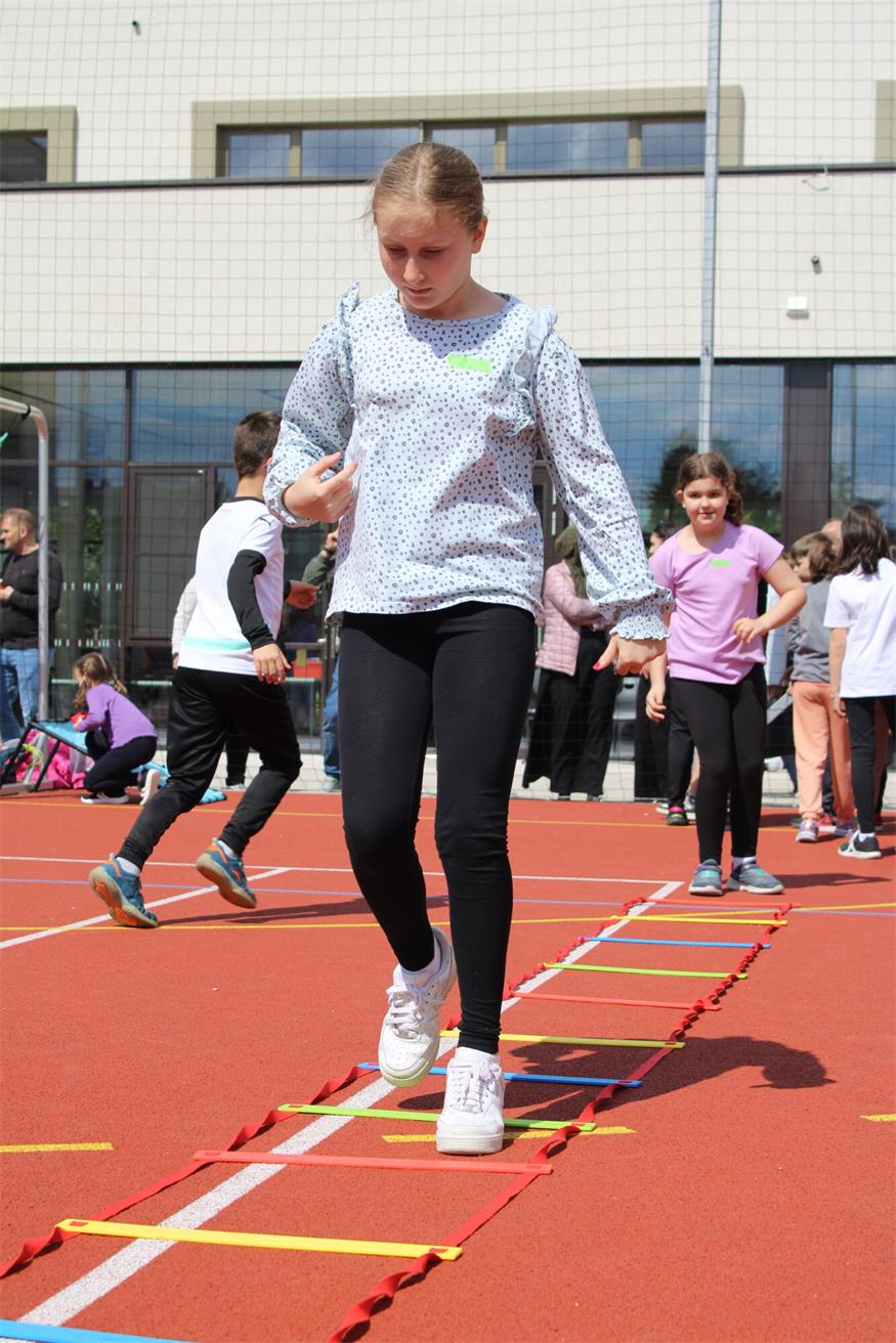 Sportliches Fest in der Oberpullendorfer Volksschule