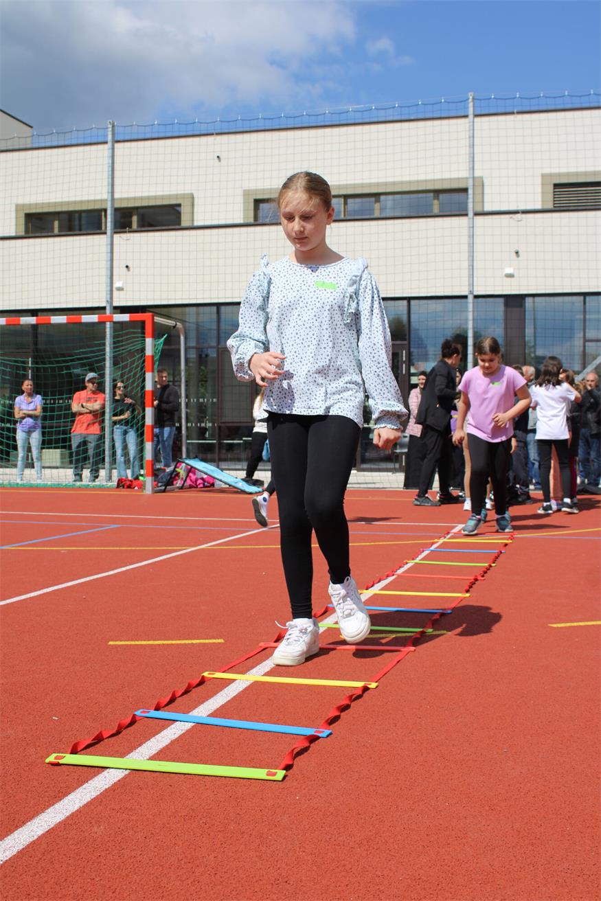 Sportliches Fest in der Oberpullendorfer Volksschule