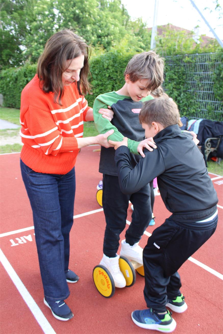 Sportliches Fest in der Oberpullendorfer Volksschule