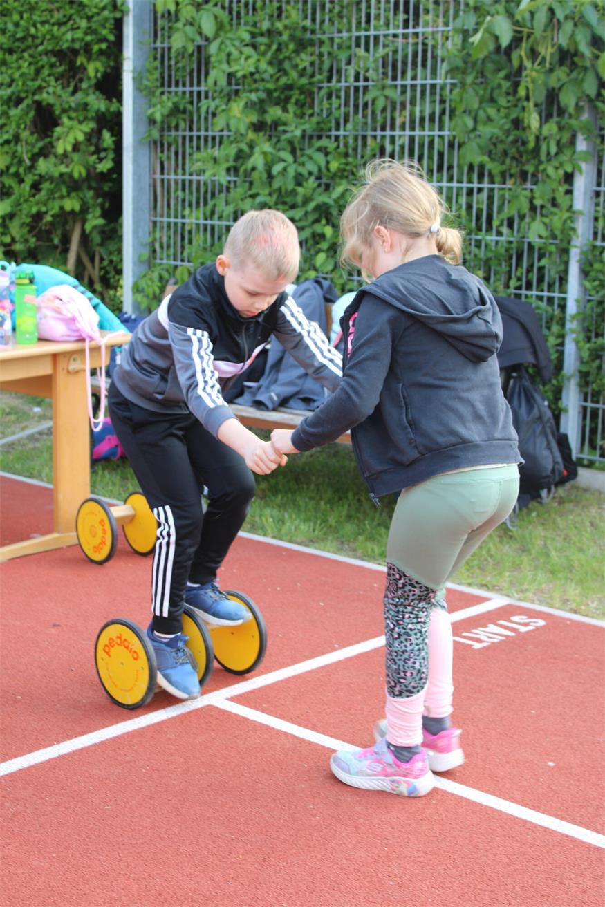 Sportliches Fest in der Oberpullendorfer Volksschule