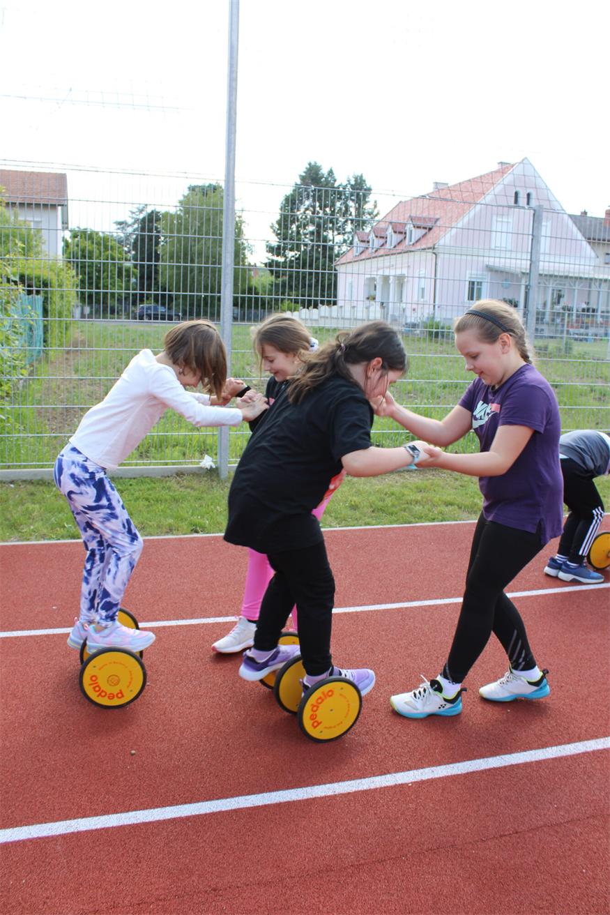 Sportliches Fest in der Oberpullendorfer Volksschule