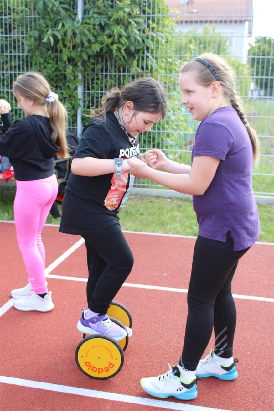 Sportliches Fest in der Oberpullendorfer Volksschule