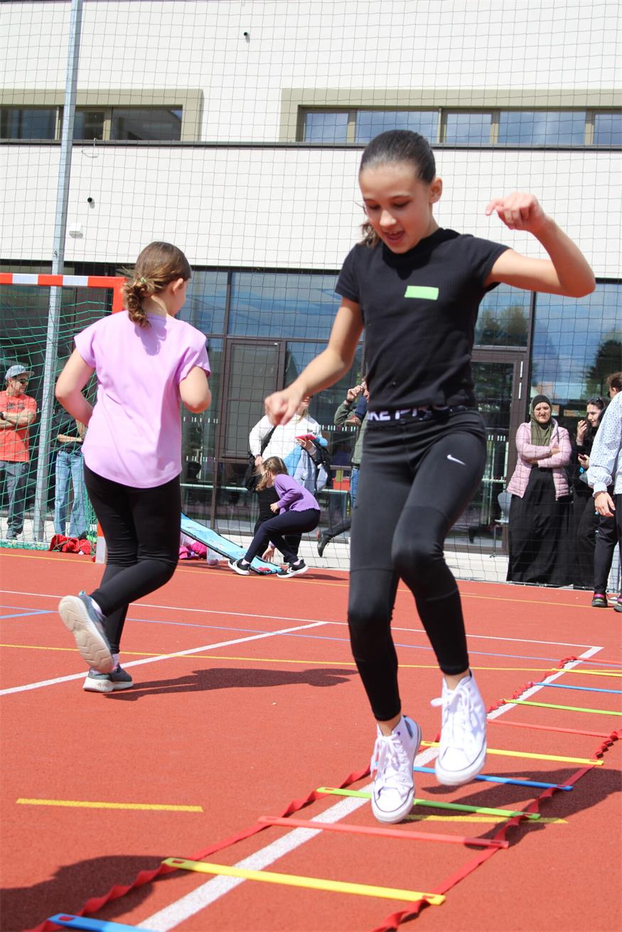 Sportliches Fest in der Oberpullendorfer Volksschule