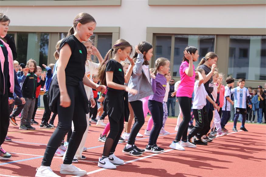 Sportliches Fest in der Oberpullendorfer Volksschule