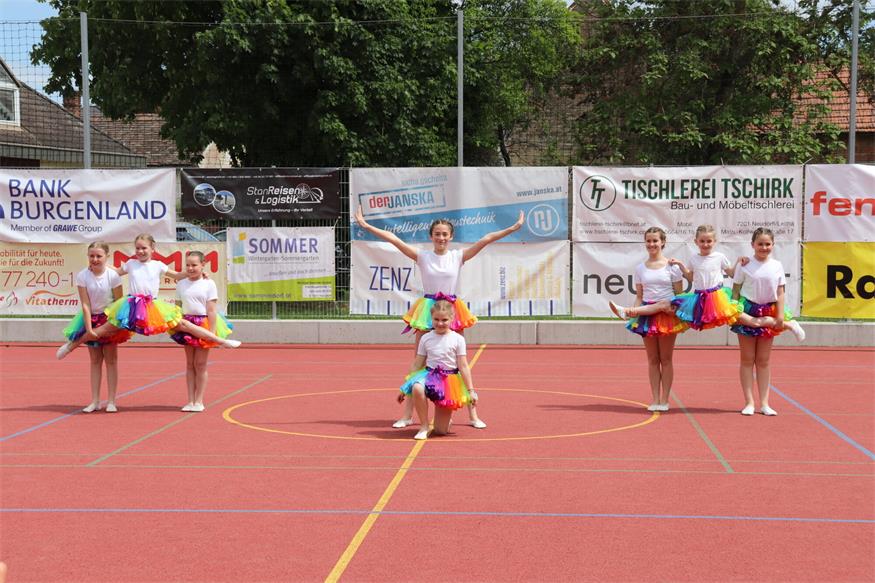 Akrobatisch: Schauturnen der „Sportunion Neudörfl Sektion Gymnastik“