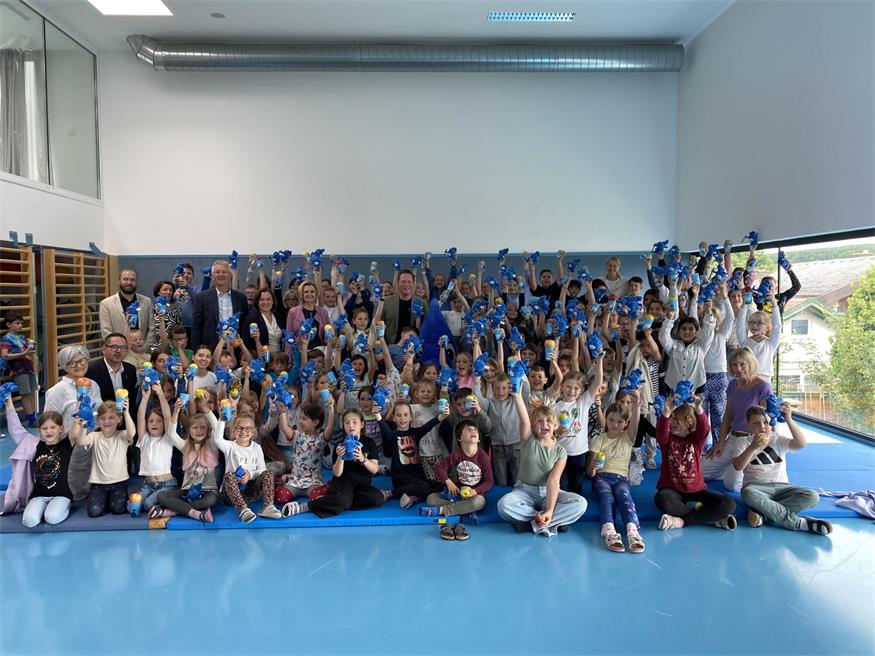 „Tropfi“ besuchte die Volksschule Schattendorf
