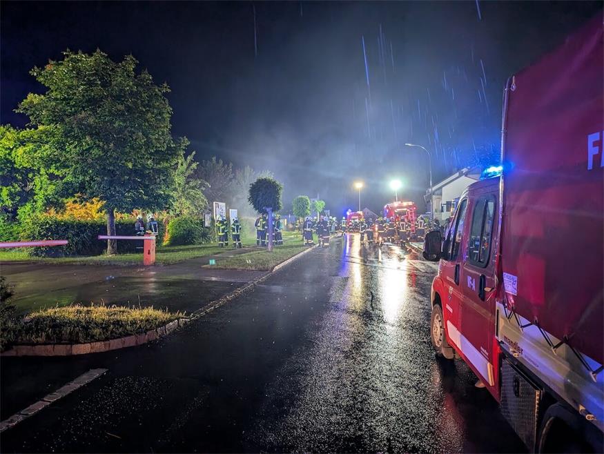 Großbrand in Stinatz: Zwei Gebäude des Heimathauses zerstört