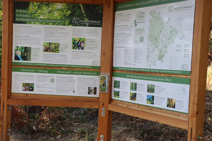 Neuer Klosterwald in Bad Sauerbrunn: Ort für Abschied und Erinnerung