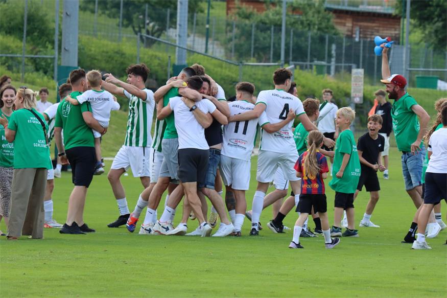 Nach Aufstieg auch der Titel fix: Schlaining ist Meister!