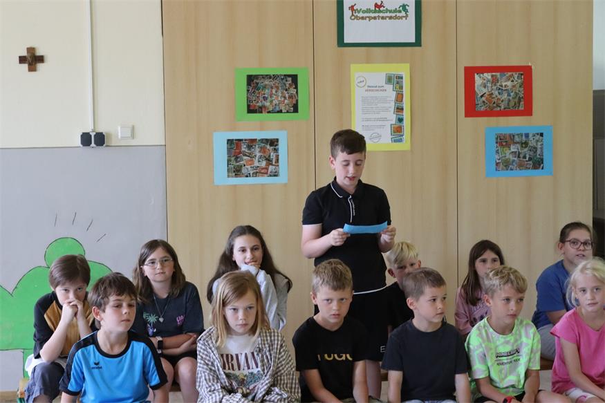 „Heimat zum Verschicken“ - Briefmarken aus der Schule Oberpetersdorf