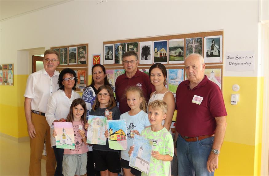 „Heimat zum Verschicken“ - Briefmarken aus der Schule Oberpetersdorf