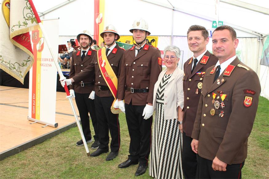 Die Feuerwehr Sigleß feierte ihr 130-jähriges Jubiläum