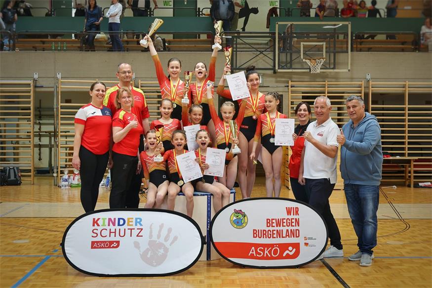 Turnsport: Medaillenregen in Mattersburg bei Landesmeisterschaften