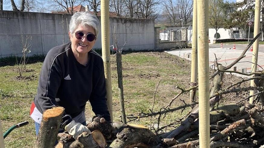 Wie Bürgermeisterin Ulrike Kitzinger erklärt, wurden Klimagarten und Parkplätze in Eigenregie gemeinsam mit dem Verein KLAR! Rosalia-Kogelberg umgesetzt.