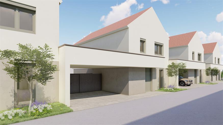 Wohnraum. Die Neue Eisenstädter plant Reihenhäuser und Wohnungen in Breitenbrunn - im Stil klassischer Streckhöfe. 