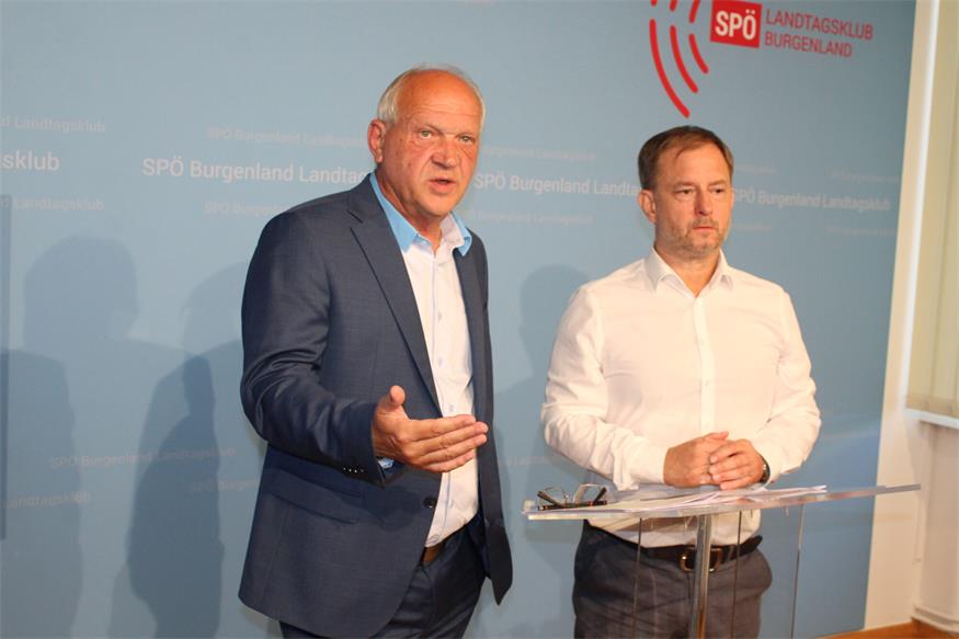 Wolfgang Sodl (li.) verlässt die Landtagsbühne nach 15 Jahren.