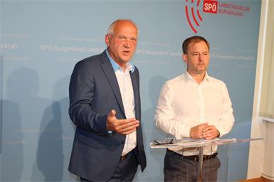 Wolfgang Sodl (li.) verlässt die Landtagsbühne nach 15 Jahren.
