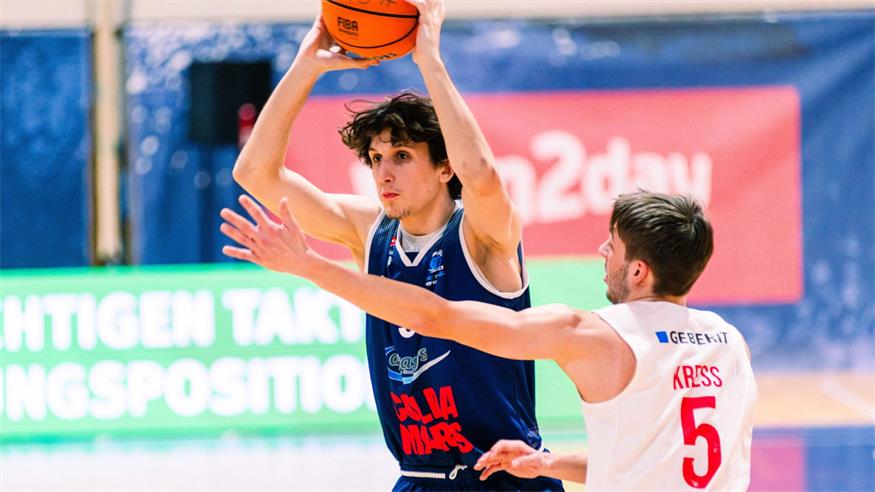 Youngster Konstantin Sauer nutzte seine Einsatzminuten um bei Coaches und Vorstand einen positiven Eindruck zu hinterlassen.