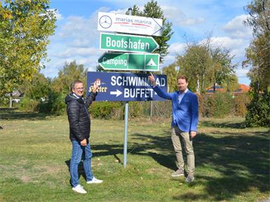 Zukunftweisend. Bürgermeister Thomas Schmid (l.) und der neue Freizeitbetriebe-Geschäftsführer Gernot Erlach wollen die Zukunft der Freizeitbetriebe am See auf gute Beine stellen.