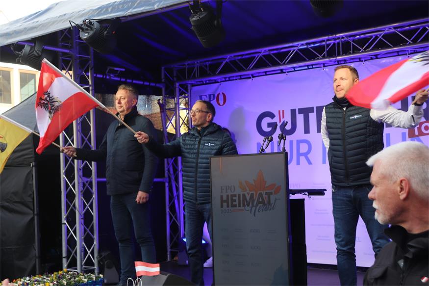 „Gute Jahre nur mit uns“-Tour mit Herbert Kickl hielt in Neudörfl