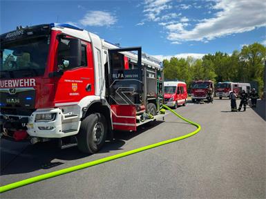 Zwei Feuerwehren waren am Freitag in Neudörfl im Einsatz.