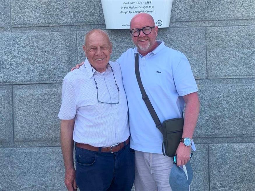 Zwei Generationen, eine Leidenschaft für Deutschkreutz. Willibald und Jürgen Hofer.